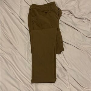 Lululemon abc pants 32x32 slim fit brown